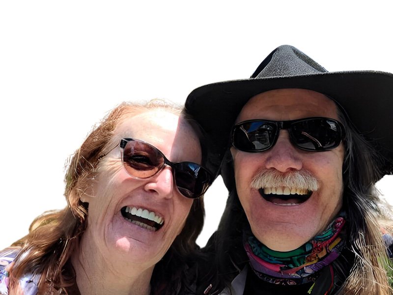 Billy and Maryruth Mitchell laughing together