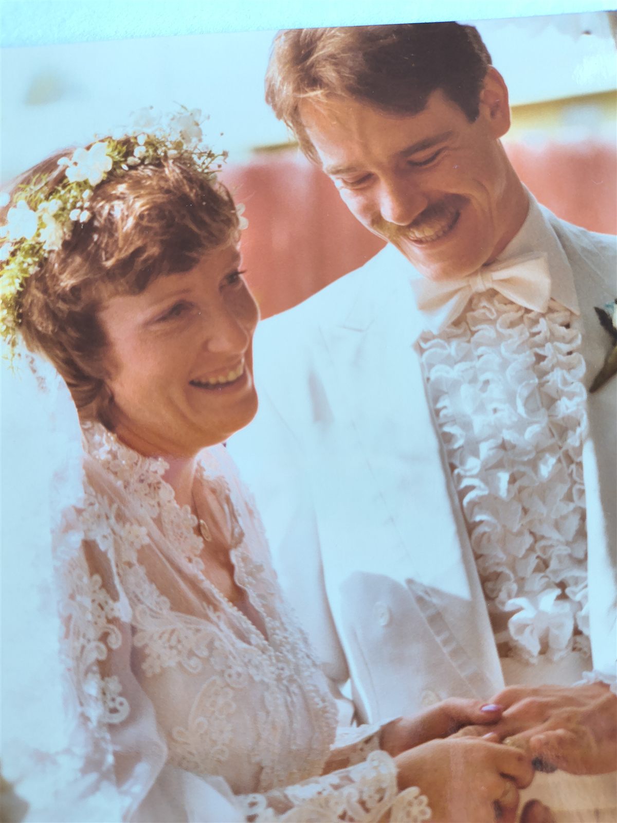 Billy and Maryruth on their wedding day